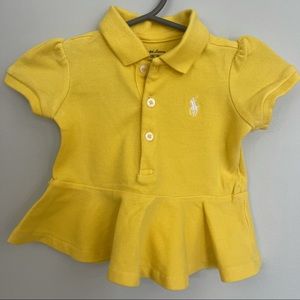 Ralph Lauren peplum top 3M